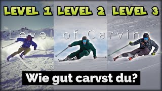 Skifahren lernen  3 Levels of Carving [upl. by Rust]