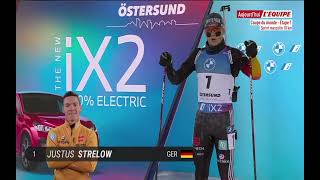 BIATHLON 2023 SPRINT HOMMES OSTERSUND 2023 [upl. by Isaiah834]