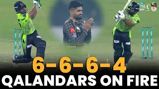 6  6  6  4  Qalandars on Fire  Lahore Qalandars vs Peshawar Zalmi  Match 15  HBL PSL 8  MI2A [upl. by Lopes]