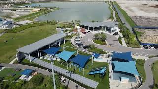 Paradise Coast Sports Complex flyover during FBUs Top Gun Showcase [upl. by Idnaj]