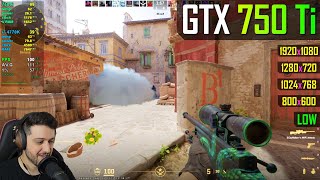 Counter Strike 2 on the GTX 750 Ti 2GB [upl. by Atsirak353]