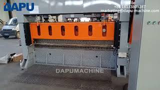 Expanded metal mesh machine DP25160T for galvanized sheet stainless sheet carbon steel sheet [upl. by Gracie]