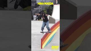 Japanese street skateboarder Hina Maeda at xgames skate skatergirl skateboarding [upl. by Sharman]