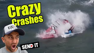 Crazy Windsurfing CRASH Montage [upl. by Samled51]