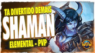 A GAMEPLAY TA DA HORA  SHAMAN ELEMENTAL  WOW PVP  PRE PATCH TWW [upl. by Saduj944]