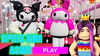 🎀KUROMI VS MY MELODY BARRYS PRISON RUN OBBY [upl. by Notsrik]