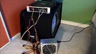 Car StereoSubwoofer Set UpInstall In HomeHouse How To [upl. by Nihsfa762]