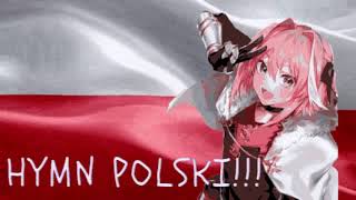 Hymn Polski  The Polish Anthem anime version 🇵🇱 Nightcore [upl. by Illek473]