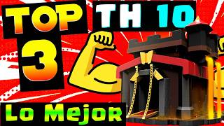 MEJOR EJÉRCITO Ayuntamiento 10  MEJORES ATAQUES de GUERRA  Ejércitos para TH10 CLASH OF CLANS [upl. by Nosle]