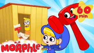 Building a Shed  Build with Mila and Morphle  Cartoons for Kids  Morphle TV [upl. by Yelmene428]