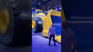 Minexpo 2024 and the worlds largest wheel loaderThe Komatsu WE2350 [upl. by Diego]