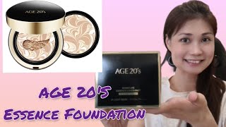 Age20s Signature Essence Cover Pact foundation [upl. by Halona]