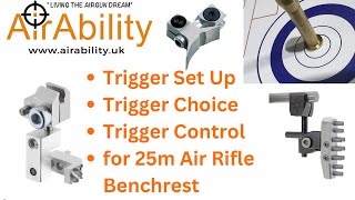 99 Trigger  CHOICE  CONTROL  SET UP for 25m Air Rifle Benchrest [upl. by Ram264]