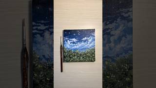 Painting night dream use acrylic [upl. by Holder]