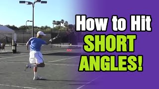 Tennis Drills  Learn How To Hit Short Angles [upl. by Eigram]