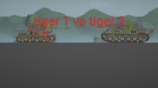 tiger 1 vs tiger 2 melon playground [upl. by Ydner]