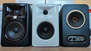 Tannoy Gold 5 vs JBL 305P MKII [upl. by Ayidah]