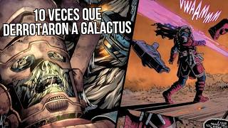 10 veces que derrotaron a Galactus BRUTAL [upl. by Bili]