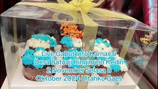 🔴 Live Gabut Info Karnaval Desa Batuaji Ringinrejo Kediri 2 November Selasa 8 Oktober Ultahku Gaes [upl. by Sidnarb]