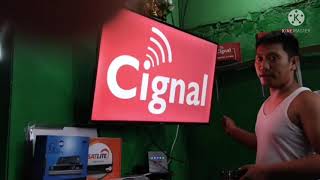 How to Install CIGNAL BOX  TutorialNo6 [upl. by Anoiek]