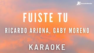 Ricardo Arjona Gaby Moreno  Fuiste Tu Karaoke  Instrumental [upl. by Ishii26]