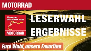 Motorrad des Jahres 2023  MOTORRAD Leserwahl Eure Wahl unsere Favoriten [upl. by Nira]