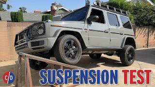 Does The MercedesBenz G550 Professional Have What It Takes To Perform OffRoad CD Suspension Test [upl. by Nauqet]