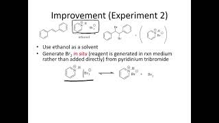 CHEMamp 261 TCC Greener Bromination of Stilbene Pre Lab Video [upl. by Idet]