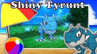 Shiny Tyrunt on Pokemon X after 250300 eggs [upl. by Naji590]