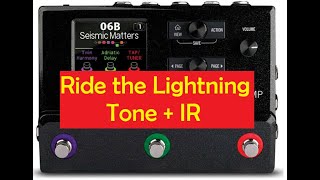 Metallica Ride the Lightning Line 6 Helix Tone Demo amp Tutorial  IR [upl. by Babbette]