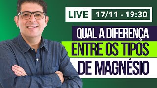 Existe diferença entre os tipos de magnésio Qual escolher  Live com o Dr Juliano Teles [upl. by Aseret]