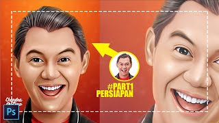 1 Persiapan  SMUDGE PAINTING KARIKATUR  PHOTOSHOP TUTORIAL Edisi Chandra Liow [upl. by Lekram780]