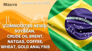 Commodities News 110923 soybean Brent oil  Natural Gas coffee wheat gold analysis [upl. by Eelrak712]