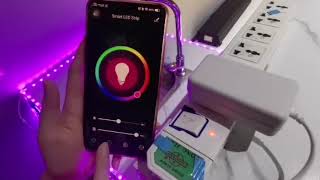 How to connect the app TuyaSmart and the led strip lgiht [upl. by Pierette]