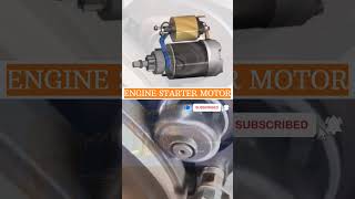 Engine Starter Motor engineautomobilesubscribestarterviralvideo workingmechanical youtube [upl. by Attelrac]