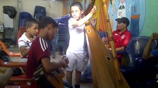 Niño Arpista Talento Guanareño [upl. by Aihsotal570]