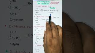 Biomolecules Class 12ChemistryDGlucose Reactions in Biomoleculesneet chemistry shorts [upl. by Ruthanne]