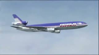 FederalFedEx Express Flight 705  Landing Animation [upl. by Aihsot]