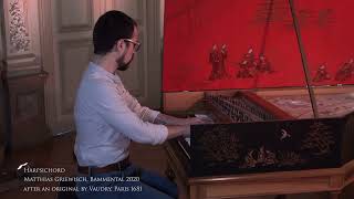 dAnglebert  Chaconne in D major  Andreas Gilger Harpsichord [upl. by Salem]