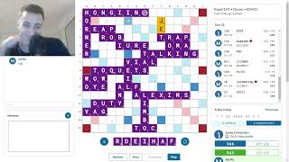 Scrabble game with commentary no470 [upl. by Leuamme]