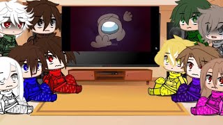 Rodamrix characters react to among us animations alternate  part 9 [upl. by Elvah]