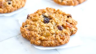 Chewy Oatmeal Raisin Cookies Recipe [upl. by Girand]