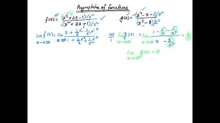 Function asymptotes 7 [upl. by Sharon225]