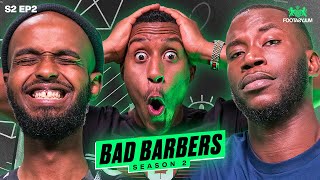 FILLY SHAVES HEAD BALD WITH DARKEST AND HARRY PINERO  Bad Barber Ep 2 [upl. by Ayaj]