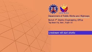 Procurement Livestream for DPWH Bohol 1st DEO on June 4 2024 [upl. by Labaw204]