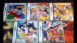 All Dragon Ball NDS Games PHYSICAL GAMES ENGLISH [upl. by Ahsihat]