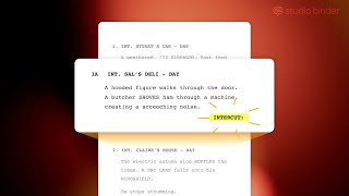 How to Format a Screenplay — How to Intercut Scenes in a Script [upl. by Kcirb]