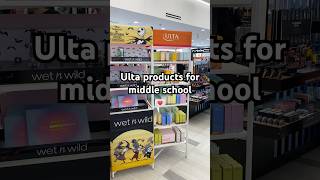 Ulta favs for middle school✏️ ultabeauty ultahaul beautyshorts beauty skincare backtoschool [upl. by Nlocnil]