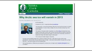 Arctic Sea Ice To Disappear Again [upl. by Marci105]