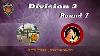 Atlasbasket  Div 3Round 7  SAN ANDREAS vs ΕΜΠRISMOS [upl. by Melia]